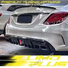 Carbon Style For Mercedes W205 Sedan C43 C300 C450 Bumper Diffuser Exhaust Tips New. Price: $237.99.