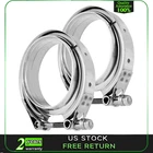 2X 3" V-band Clamp Stainless Steel With Female Flanges For Turbo Downpipes New. Price: $28.54.