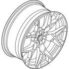 Genuine Bmw Disc Wheel Light Alloy Midni 36-11-5-A6F-100 New. Price: $781.92.