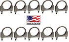 3" Exhaust Clamps Heavy Duty Lot Of 10 Made Usa Nickson Inch New. Price: $39.49.