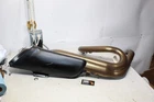 19-20 Harley Fxdr Fxrds Oem Muffler Header Exhaust Pipe Assembly Gold And Black Used. Price: $350.00.