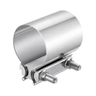 Evil Energy 2.5 Inch Exhaust Clamp, 1/2" Butt Joint Band Sleeve Coupl... New. Price: $22.12.