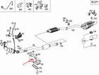 Mercedes-benz Coupe C238 Exhaust Pipe Bracket A2741420240 Neu. Price: $55.08.