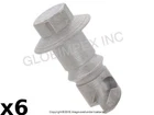 For Porsche (1995-2004) Exhaust Hanger Pin Bolt (6 12 Mm) Pcs) O.e.m. New. Price: $60.80.