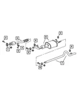 Genuine Mopar Exhaust Clamp 5135685AA New. Price: $37.42.