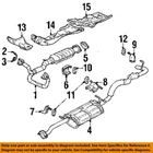 Gm Oem 98-03 S10,SONOMA Exhaust System Components-mount Bracket 15023066 New. Price: $37.56.