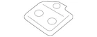 Genuine Mazda Front Pipe Hanger AJ20-40-081C New. Price: $8.19.