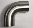 Stainless Bros 2" SS304 90 Elbow - 1.5D / 3" Clr 16GA .065" With Leg New. Price: $36.92.