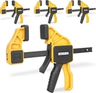 Bar Clamps Woodworking Quick Grip Set With 150 Lbs Force 4 Pcs New. Price: $32.99.
