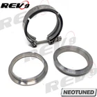 REV9 3.5" V-band Universal Clamp Flange Turbo Downpipe Stainless Steel Set New. Price: $26.71.