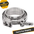 Mishimoto MMCLAMP-VS-2 2" (50.8MM) Stainless Steel V-band With Flanges New. Price: $46.61.