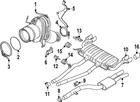 Genuine Bmw Exhaust System Hanger Bracket 18-30-7-101-509 New. Price: $52.59.