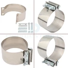 5" Inch Universal Iron Butt Joint Band Exhaust Clamp New. Price: $15.07.