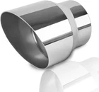 3 Inch Inlet Exhaust Tip, 4" Outlet, 5" Long Silver Universal Tail Pipe Weld New. Price: $35.99.