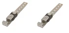 2PC Fit Heavy Duty Exhaust Tail Pipe Muffler 360 Deg Swivel Hanger Clamp Style New. Price: $18.55.