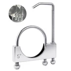 Datanly 2 Pcs 5 Universal Exhaust Clamp With Hanger, Made Inch, Silver New. Price: $48.06.