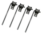 Universal Exhaust Hanger Rod Weld On Heavy Duty Bracket - 4 Pack New. Price: $32.00.