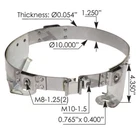 Mount Clamp Lower Rh Peterbilt Part# 1414668R, 09807429, 562.U7514668RA New. Price: $106.64.