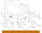 Ford Oem 11-23 Fiesta Hood Components-striker Screw W703404S442 New. Price: $5.20.