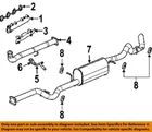 Gm Oem 01-10 Sierra 2500 Hd Exhaust Components-front Pipe Insulator 15860245 New. Price: $42.47.