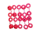 10X Hi Temp Red Snapper Exhaust Grommet With Washer Anti-vibration Insulators New. Price: $26.99.
