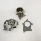 2.5" V-band Flange To T3/T4 5-BOLT Turbo Charger Adapter+clamp+gasket New. Price: $53.19.