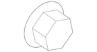 Genuine Ford Manifold Nut W703662S441 New. Price: $8.70.