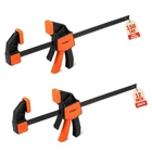 Horusdy 12'' Bar For Woodworking, 2PCS 2-PACK Clamps, Orange New. Price: $31.99.