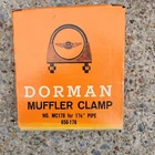 Vintage Dorman Muffler Clamp 7/8" Inch Pipe MC178 Full Circle New. Price: $9.99.