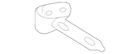 Genuine Mercedes-benz Holder 170-492-25-41 New. Price: $32.35.