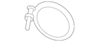 Genuine Bmw Front Muffler Clamp 18-32-5-A0A-109 New. Price: $37.06.