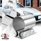 1PC 2" Od Stainless Steel Butt Joint Exhaust Muffler Pipe Clamp Sleeve Coupler New. Price: $12.85.