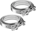 Set Of 2 3.5 Inch Ss 304 V-band Clamp With Female Flanges For Downpipe New. Price: $22.79.