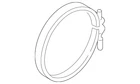 Genuine Audi Converter & Pipe Clamp 8V0-253-460 New. Price: $115.56.