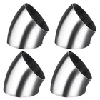 4INCH 45 Degree Stainless Steel Exhaust Elbow PIPE-16GA/. 065" WALL-SS304 4" ... New. Price: $102.34.