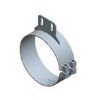 Chrome 5 Inch Straight Clamp For Peterbilt 379, 378 & 389 Glider New. Price: $160.00.