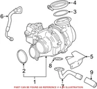 Genuine Oem Turbocharger Retaining Ring For Bmw 11658518404 New. Price: $43.23.