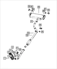 Genuine Mopar Exhaust Bracket Front 68640917AA New. Price: $53.94.