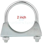 2" Inch Exhaust Hanger Muffler Bolt Clamp Iron Saddle New. Price: $8.92.