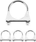 Qwork Stainless Steel U-bolt Muffler/exhaust Clamp (2.5" 2-1/2, 4 Pack New. Price: $21.19.