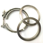 Ticon Industries 3.5IN Titanium V-band Assembly (2 FLANGES/1 Clamp) 103-0 New. Price: $237.46.