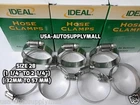 60 X Pcs Ideal- Tridon Hose Clamps, Abrazaderas Size 28 (32 To 57MM) Made In Usa New. Price: $65.73.