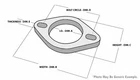 Vibrant 1471 2-BOLT Stainless Steel Flanges 2.25" Id 5PC New. Price: $106.95.