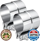Evil Energy 3.0" Exhaust Lap Joint Band Clamp Stainless Steel For Pipes, 2-PACK New. Price: $32.97.