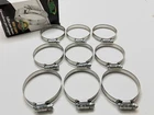 (9) Ideal 5236 Worm Gear Hose Clamp, Sae Size # 36, 1-3/4" To 2-3/4" New. Price: $12.59.