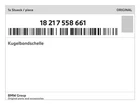 Genuine Bmw Kugelbandschelle 18-21-7-558-661 New. Price: $41.34.