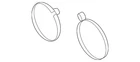 Genuine Porsche Catalytic Converter Clamp PAE-253-725-A New. Price: $63.01.