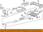 Gm Oem 16-17 Ats Exhaust System Components-converter Pipe Brace 12656956 New. Price: $29.65.