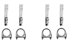 360 Open End Swivel Swinger Custom Exhaust Hanger Kit With Clamps (qty 4) 3.0" New. Price: $57.00.