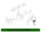 New Genuine Nissan Mounting-exhaust,rubber 20651ED000 / 20651-ED000 Oem. Price: $22.34.